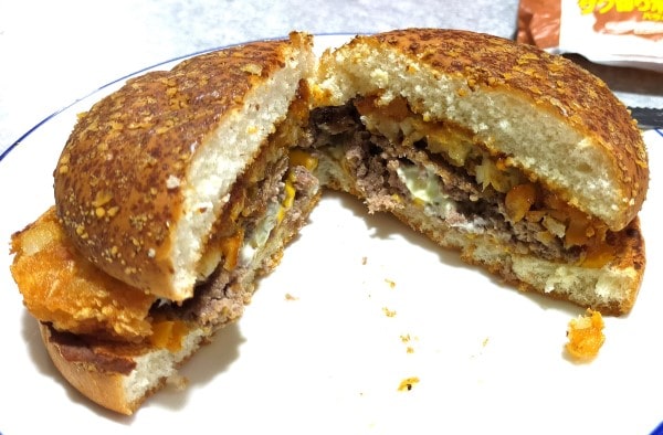 ザク切りポテト&ビーフの断面