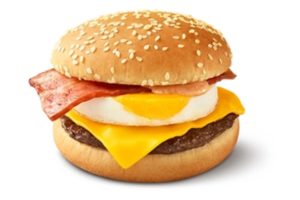 チーズ月見バーガー