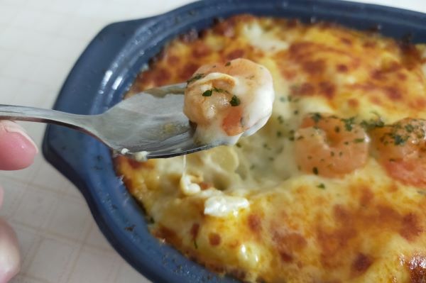 グラタン 海老のサイズ