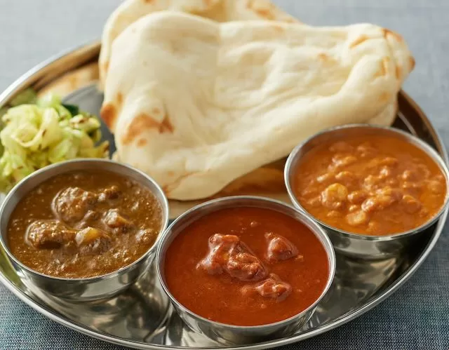 無印良品　カレー　ナン